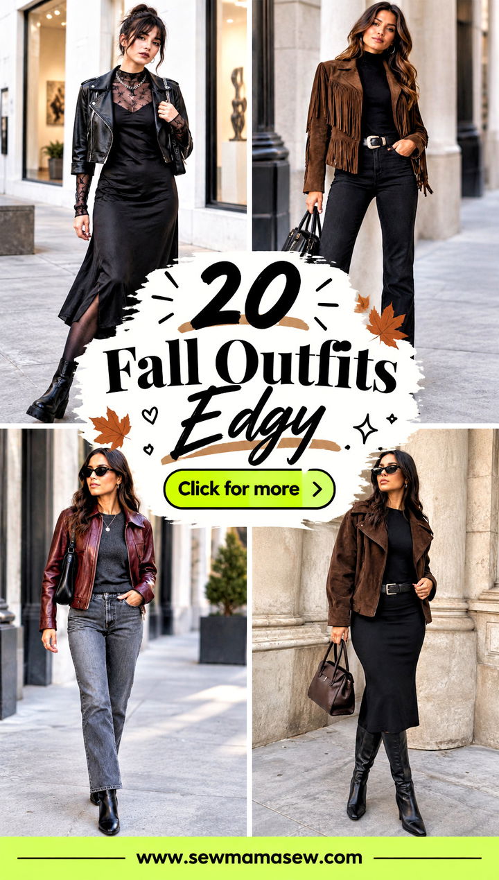 20 Fall Outfits Edgy Bold Street Style for Cooler Autumn Days - 20 Fall Outfits Edgy: Bold Street Style for Cooler Autumn Days