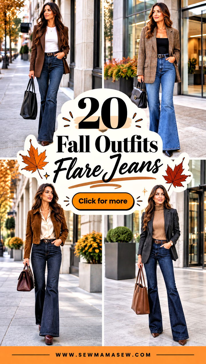 20 Fall Outfits Flare Jeans Fresh Retro Looks for Cool Days - 20 Fall Outfits Flare Jeans: Fresh Retro Looks for Cool Days