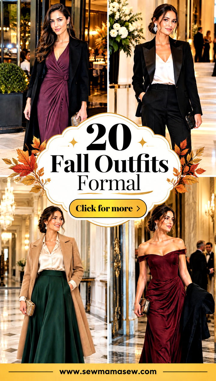 20 Fall Outfits Formal Elegant Looks for Chic Autumn Events - 20 Fall Outfits Formal: Elegant Looks for Chic Autumn Events