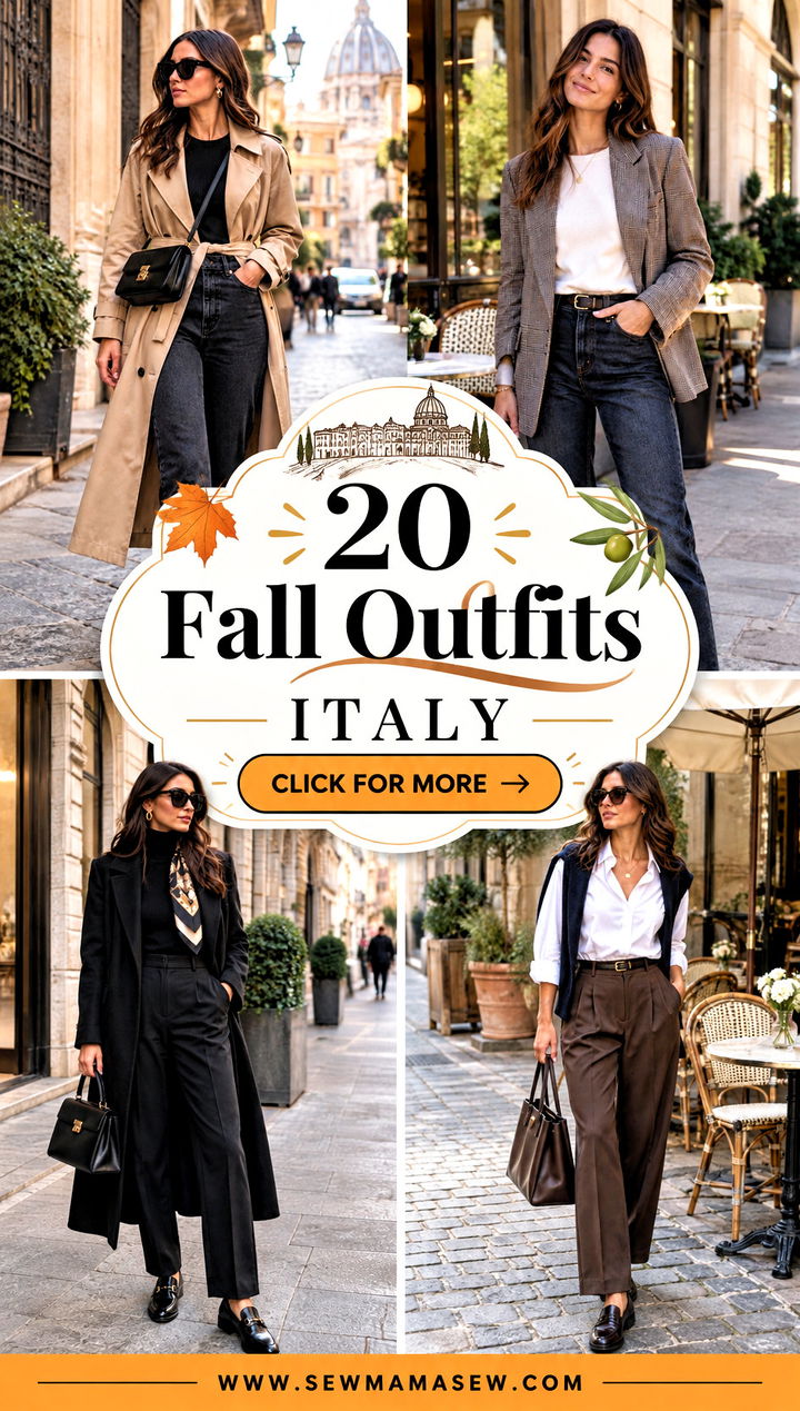20 Fall Outfits Italy Chic Travel Looks for Autumn Getaways - 20 Fall Outfits Italy: Chic Travel Looks for Autumn Getaways