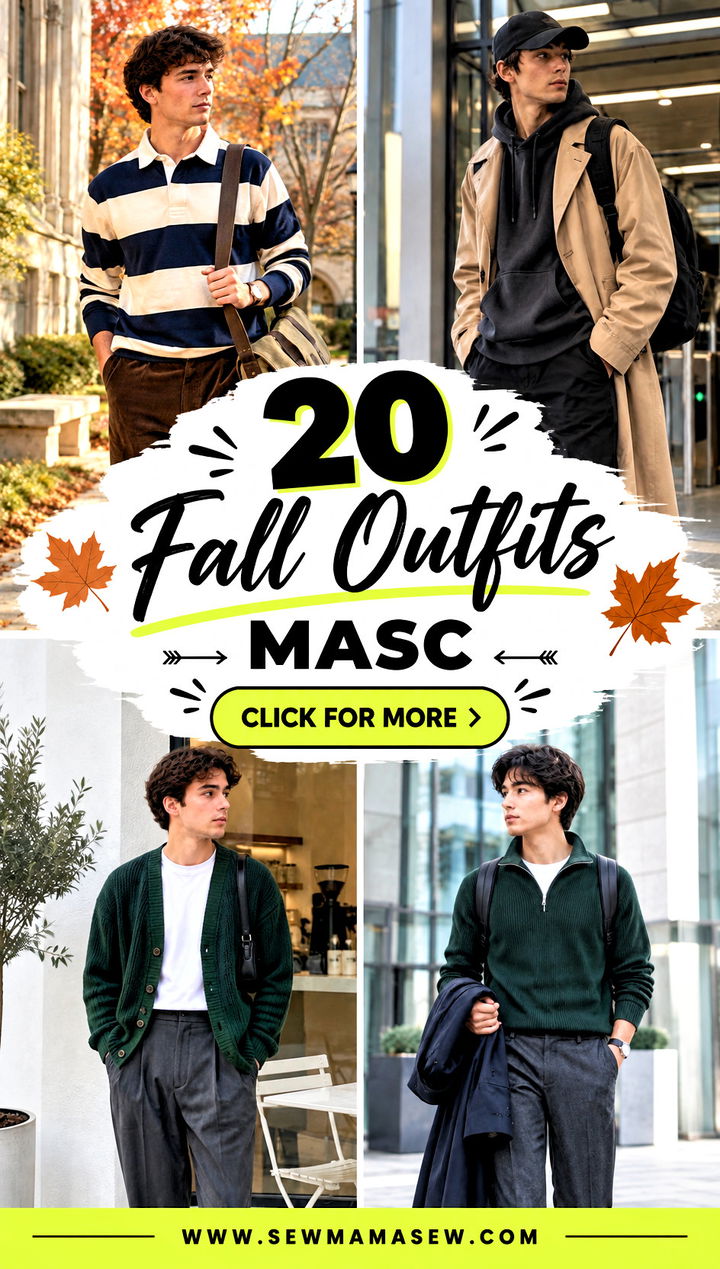 20 Fall Outfits Masc Effortlessly Cool Looks for Crisp Days - 20 Fall Outfits Masc: Effortlessly Cool Looks for Crisp Days