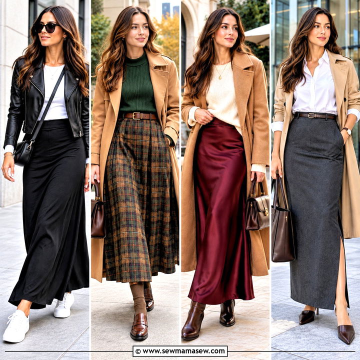 20 Fall Outfits Maxi Skirt: Cozy Looks for Everyday Elegance