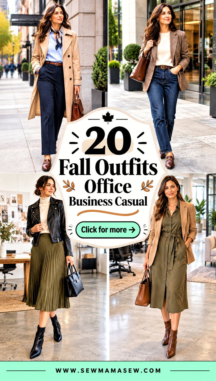 20 Fall Outfits Office Business Casual Chic Weekday Looks - 20 Fall Outfits Office Business Casual: Chic Weekday Looks