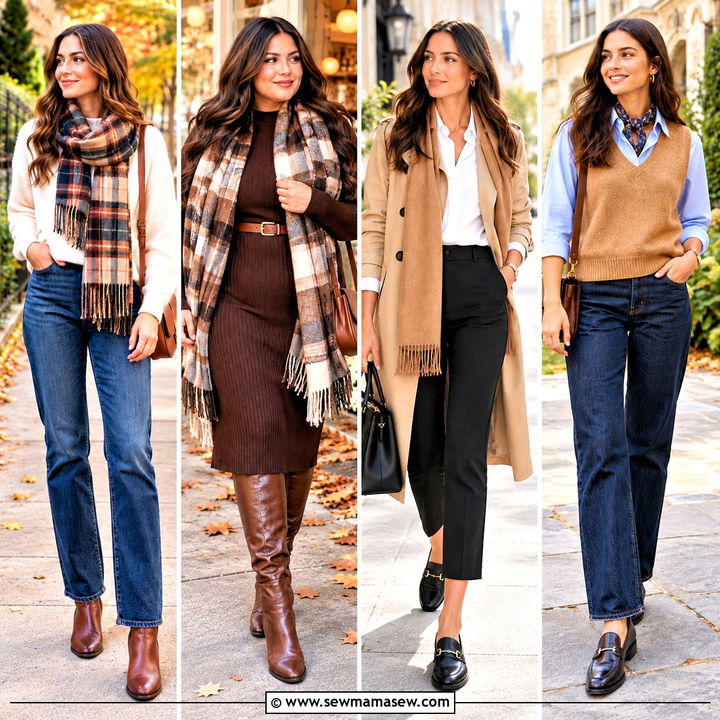 20 Fall Outfits Scarf Lovers Need for Cozy Everyday Style