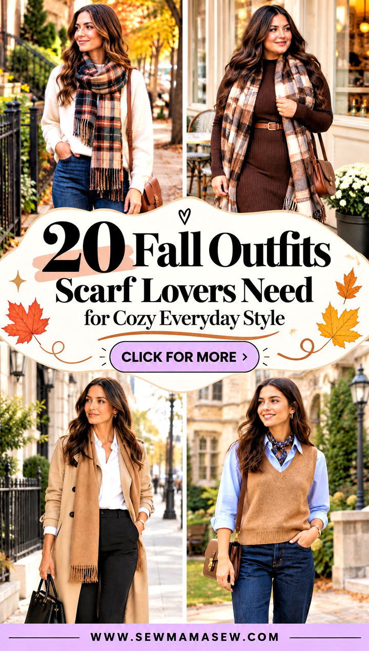 20 Fall Outfits Scarf Lovers Need for Cozy Everyday Style - 20 Fall Outfits Scarf Lovers Need for Cozy Everyday Style