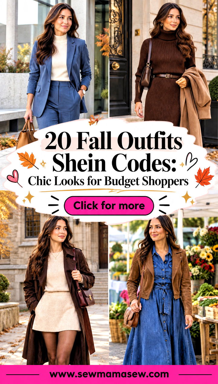 20 Fall Outfits Shein Codes Chic Looks for Budget Shoppers - 20 Fall Outfits Shein Codes: Chic Looks for Budget Shoppers