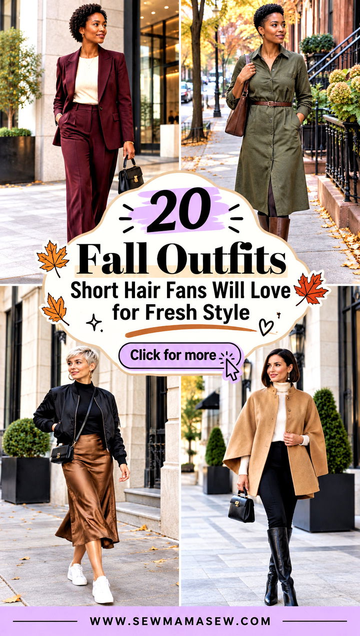 20 Fall Outfits Short Hair Fans Will Love for Fresh Style - 20 Fall Outfits Short Hair Fans Will Love for Fresh Style