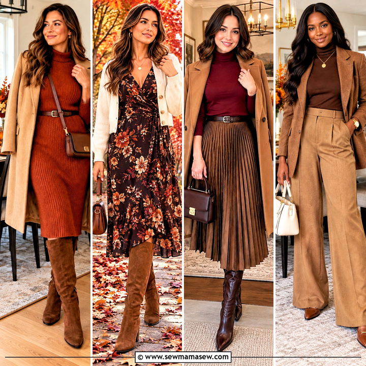 20 Fall Outfits Thanksgiving Guests Will Love for Dinner