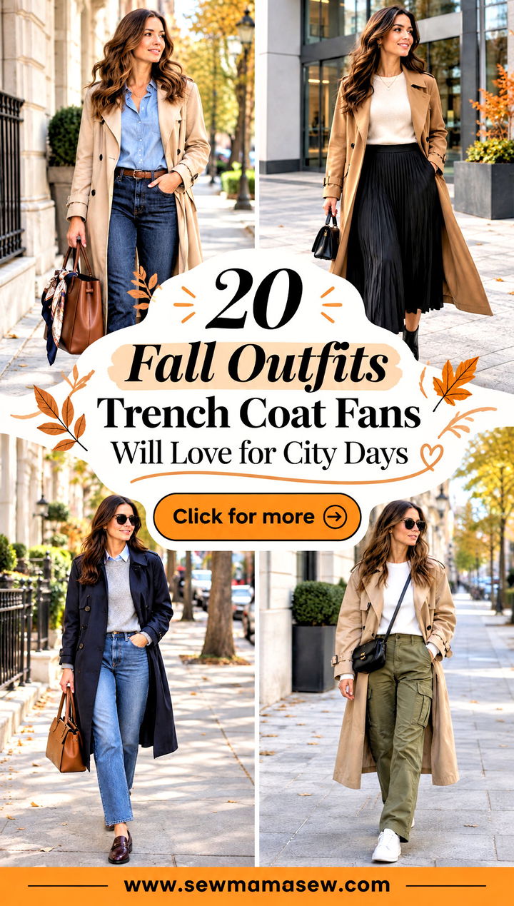 20 Fall Outfits Trench Coat Fans Will Love for City Days - 20 Fall Outfits Trench Coat Fans Will Love for City Days