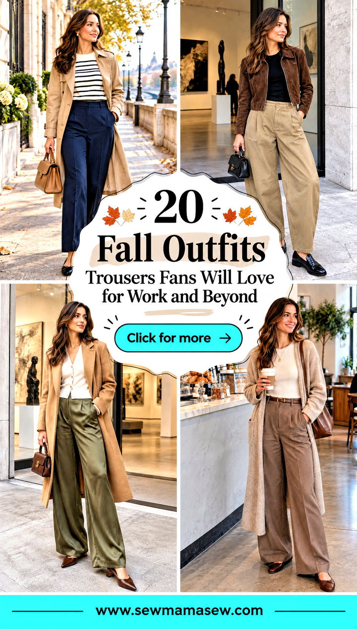 20 Fall Outfits Trousers Fans Will Love for Work and Beyond - 20 Fall Outfits Trousers Fans Will Love for Work and Beyond