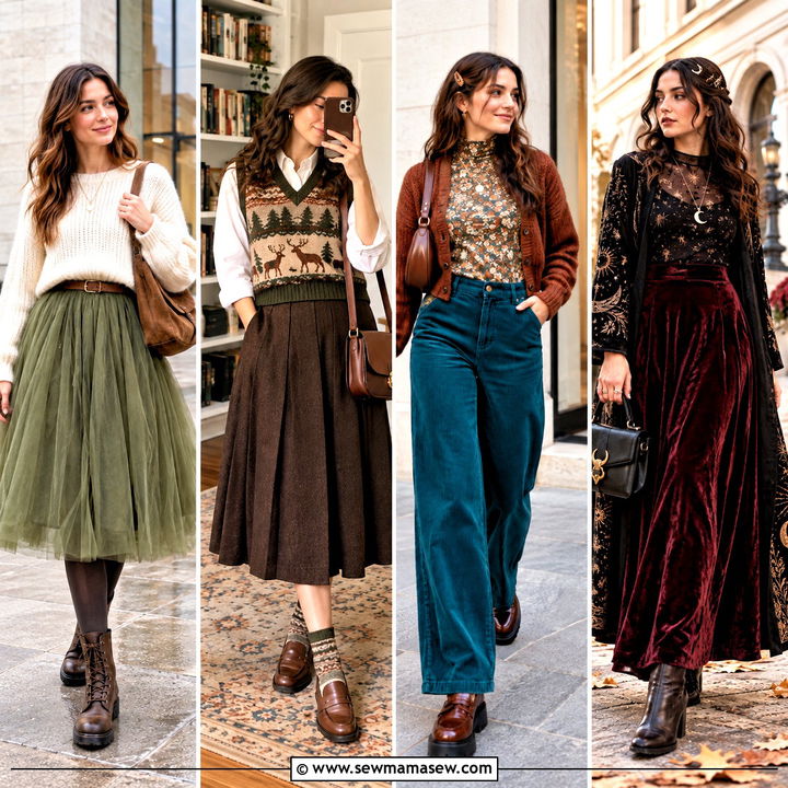 20 Fall Outfits Whimsical Dressers Will Love for Cozy Days