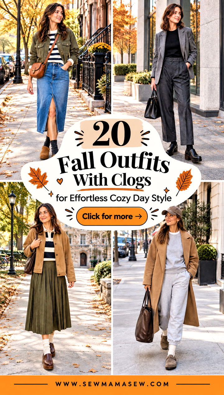 20 Fall Outfits With Clogs for Effortless Cozy Day Style - 20 Fall Outfits With Clogs for Effortless Cozy Day Style