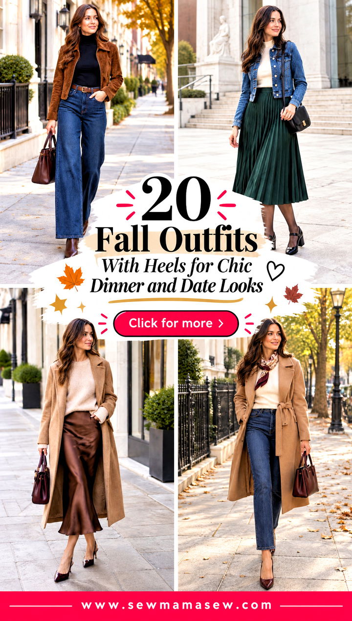 20 Fall Outfits With Heels for Chic Dinner and Date Looks - 20 Fall Outfits With Heels for Chic Dinner and Date Looks