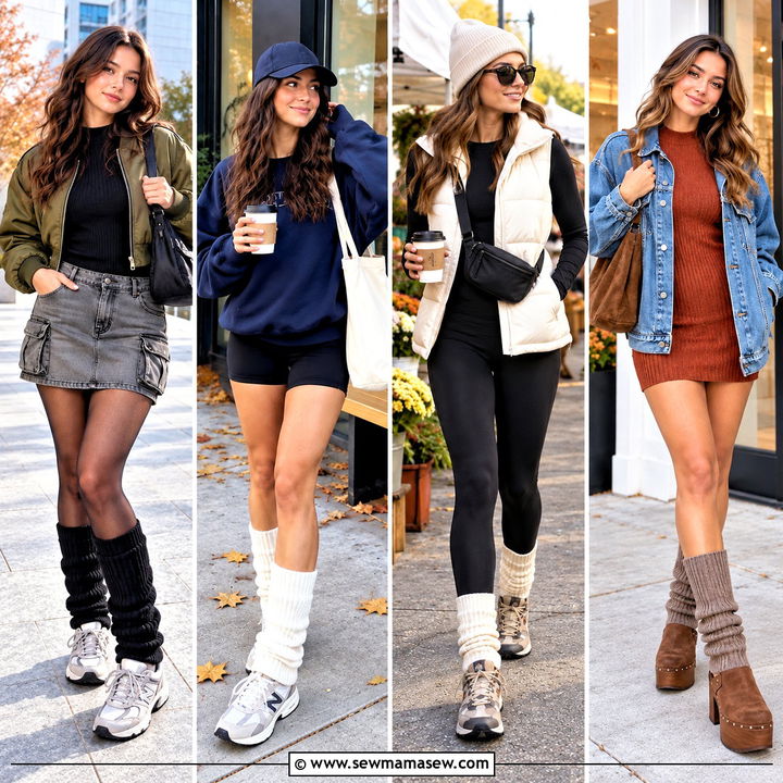 20 Fall Outfits With Leg Warmers for Playful, Cozy Style