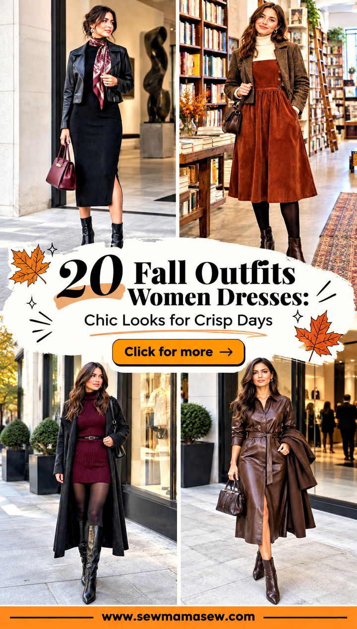 20 Fall Outfits Women Dresses Chic Looks for Crisp Days - 20 Fall Outfits Women Dresses: Chic Looks for Crisp Days