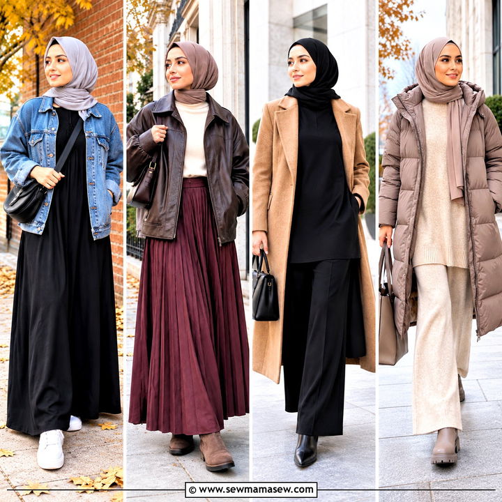 20 Fall Outfits Women Hijab Cozy Chic Everyday Layers