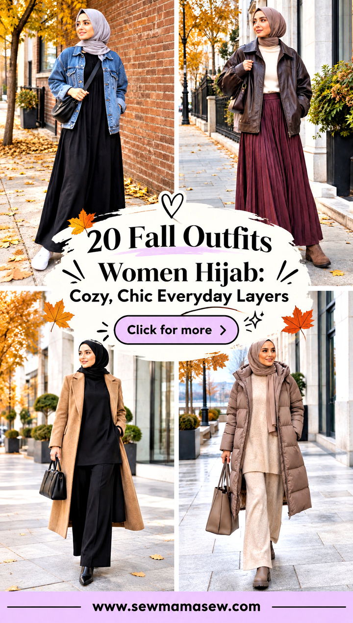 20 Fall Outfits Women Hijab Cozy Chic Everyday Layers - 20 Fall Outfits Women Hijab: Cozy, Chic Everyday Layers