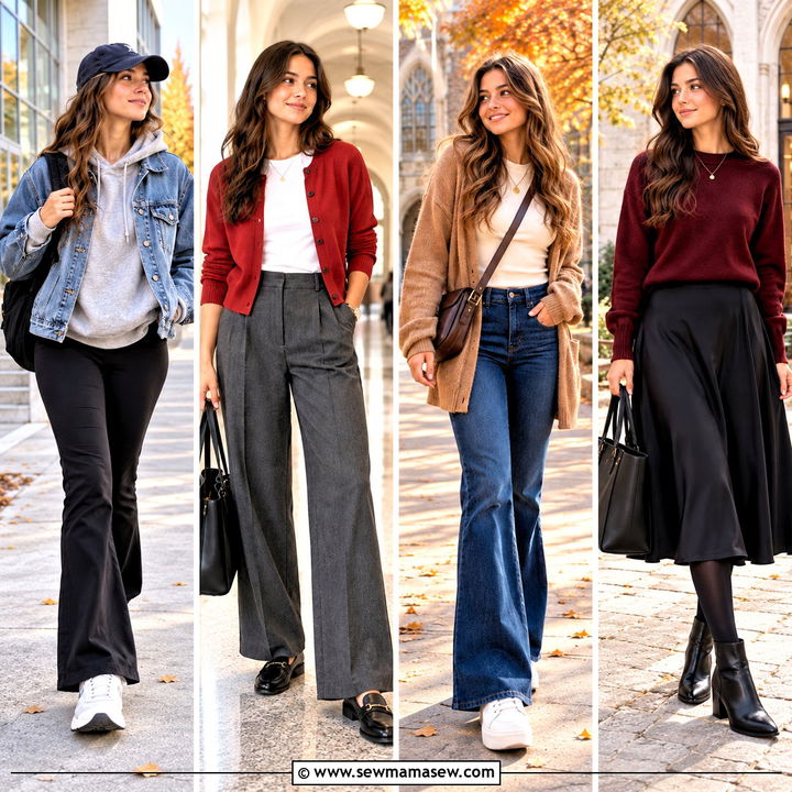 20 Fall Outfits Women School: Comfy Looks for Campus Days
