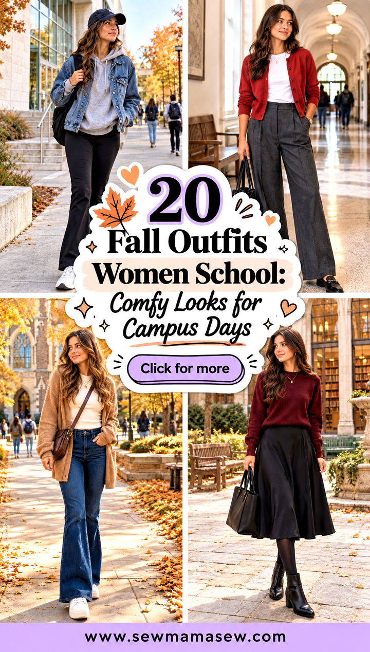 20 Fall Outfits Women School Comfy Looks for Campus Days - 20 Fall Outfits Women School: Comfy Looks for Campus Days