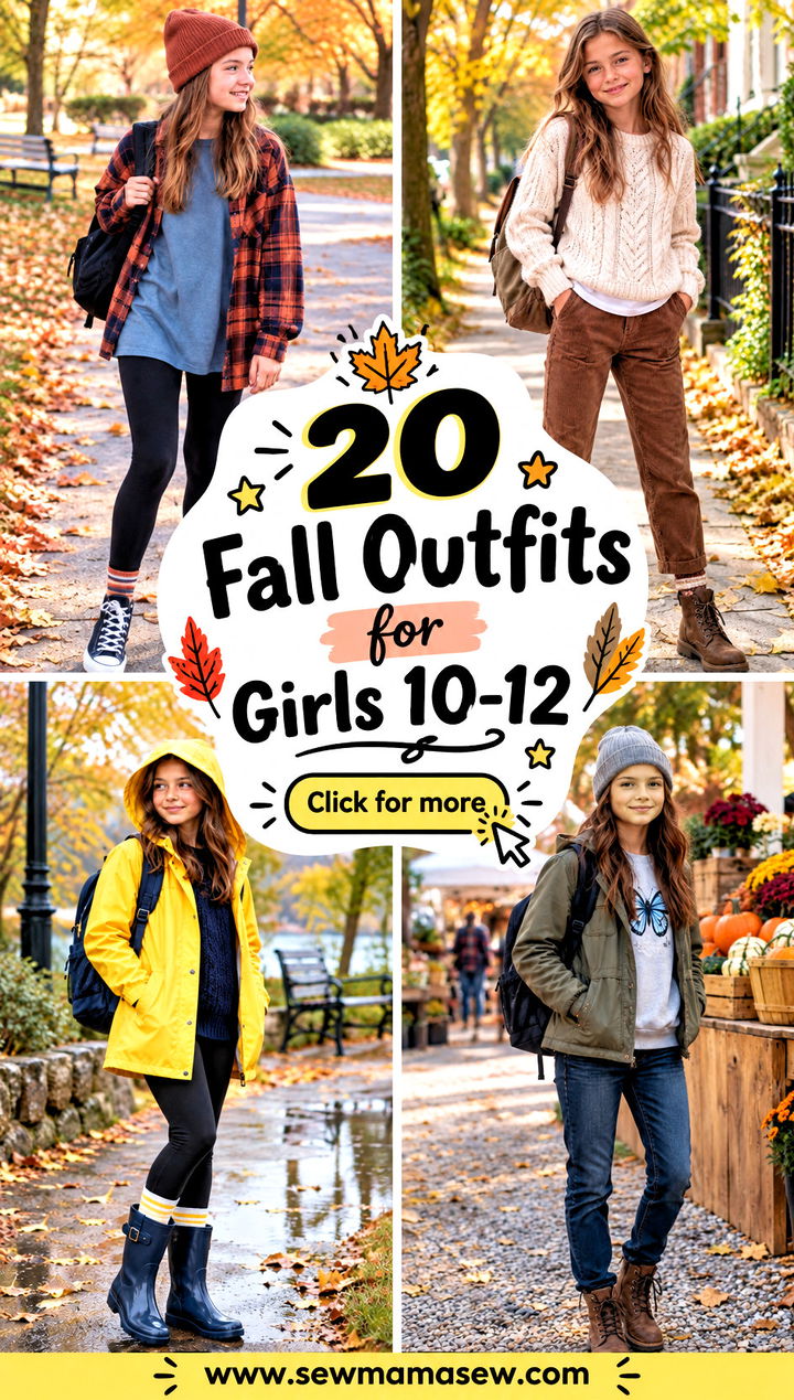 20 Fall Outfits for Girls 10-12 Cute Layers for School Days - 20 Fall Outfits for Girls 10-12: Cute Layers for School Days