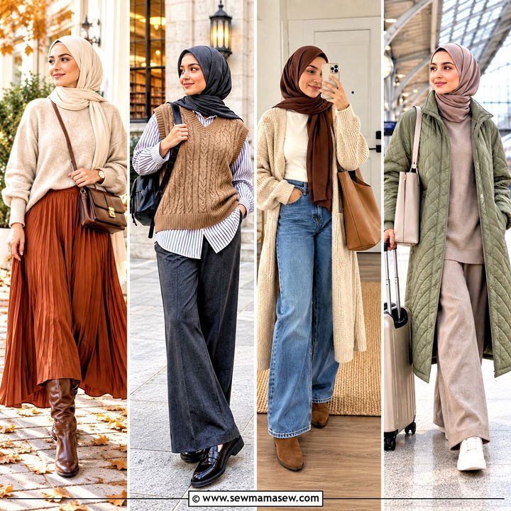 20 Fall Outfits for Hijabis: Cozy Modest Looks for Cool Days