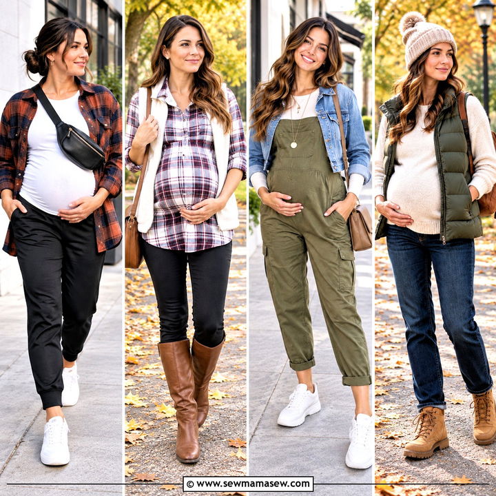 20 Fall Outfits for Pregnant for Women: Cozy Bump-Friendly Looks