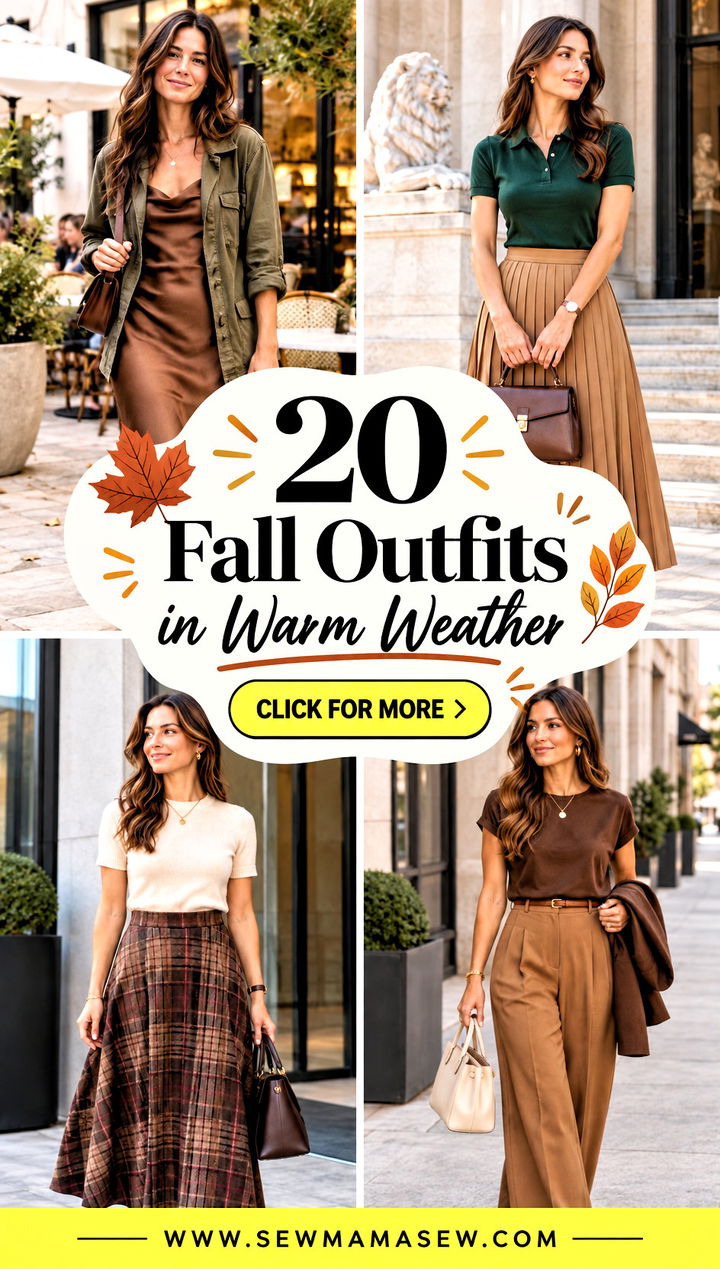 20 Fall Outfits in Warm Weather Chic Looks Without the Bulk - 20 Fall Outfits in Warm Weather: Chic Looks Without the Bulk
