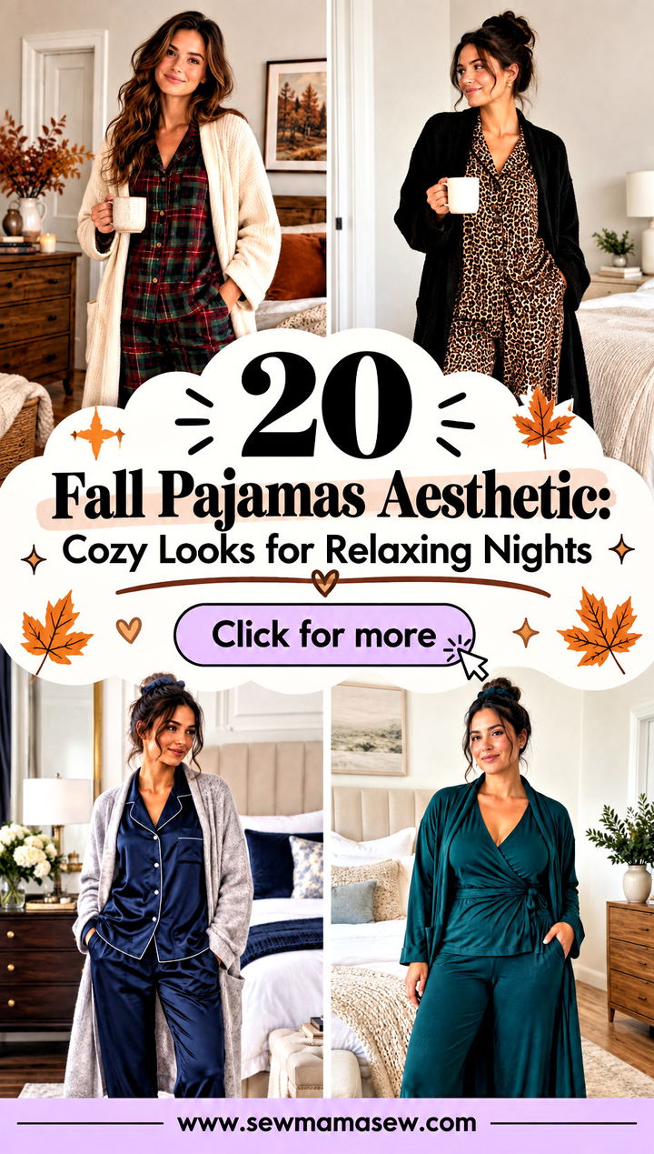 20 Fall Pajamas Aesthetic Cozy Looks for Relaxing Nights - 20 Fall Pajamas Aesthetic: Cozy Looks for Relaxing Nights