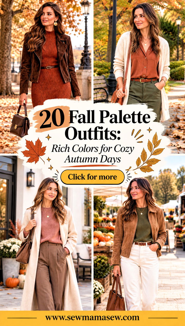 20 Fall Palette Outfits Rich Colors for Cozy Autumn Days - 20 Fall Palette Outfits: Rich Colors for Cozy Autumn Days