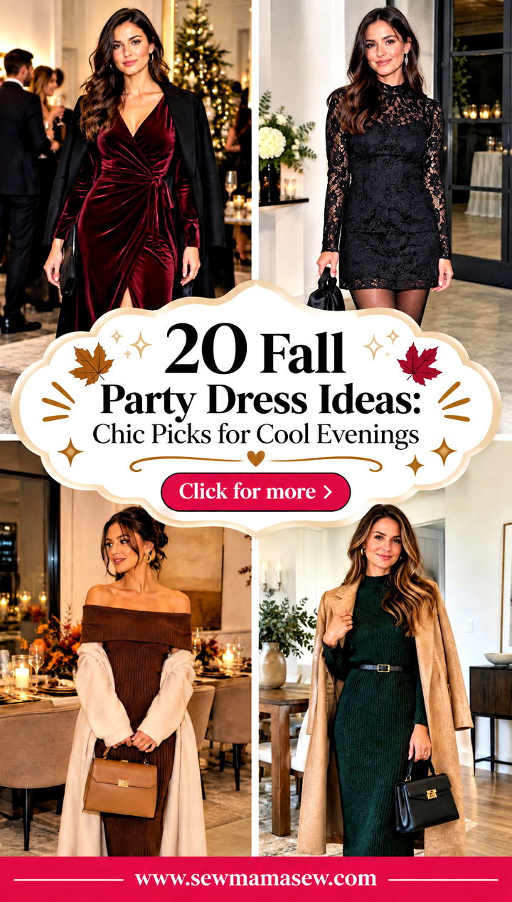 20 Fall Party Dress Ideas Chic Picks for Cool Evenings - 20 Fall Party Dress Ideas: Chic Picks for Cool Evenings
