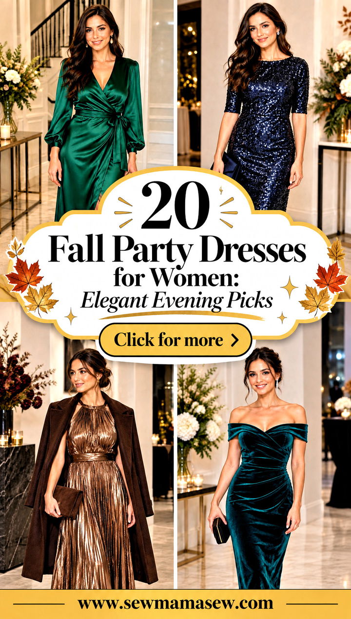 20 Fall Party Dresses for Women Elegant Evening Picks - 20 Fall Party Dresses for Women: Elegant Evening Picks
