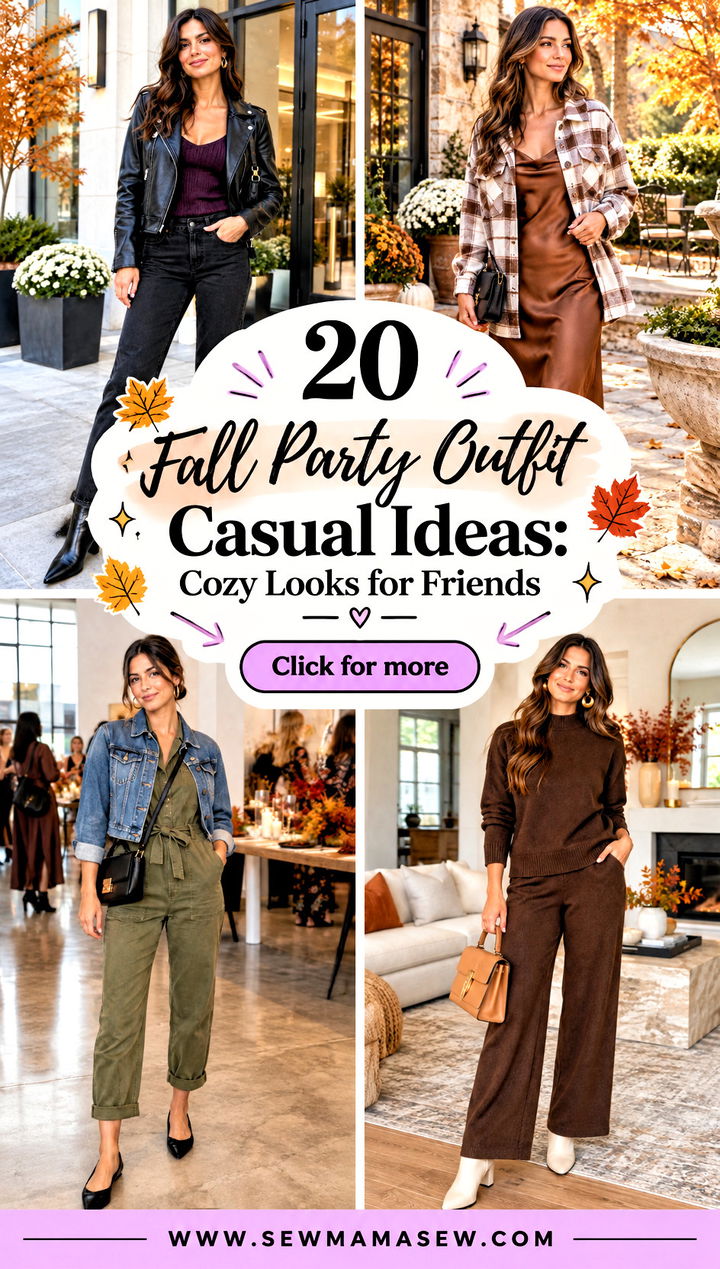 20 Fall Party Outfit Casual Ideas Cozy Looks for Friends - 20 Fall Party Outfit Casual Ideas: Cozy Looks for Friends