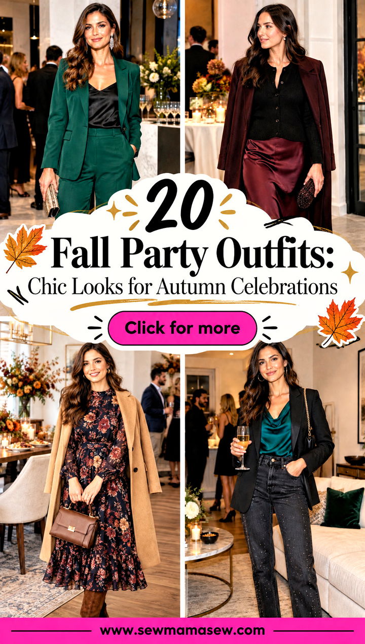 20 Fall Party Outfits Chic Looks for Autumn Celebrations - 20 Fall Party Outfits: Chic Looks for Autumn Celebrations