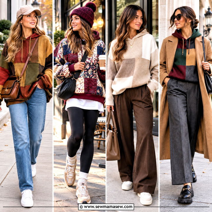 20 Fall Patchwork Hoodie Ideas: Cozy Looks With Character