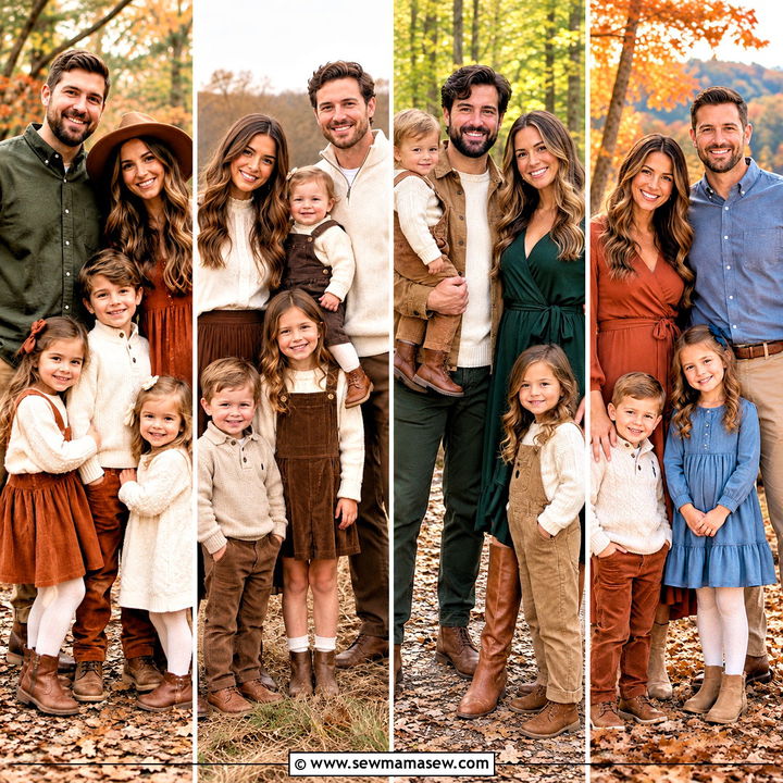 20 Fall Photoshoot Family Outfits: Cozy Coordinated Looks
