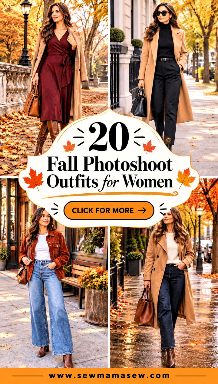 20 Fall Photoshoot Outfits for Women Cozy Photo-Ready Looks - 20 Fall Photoshoot Outfits for Women: Cozy, Photo-Ready Looks