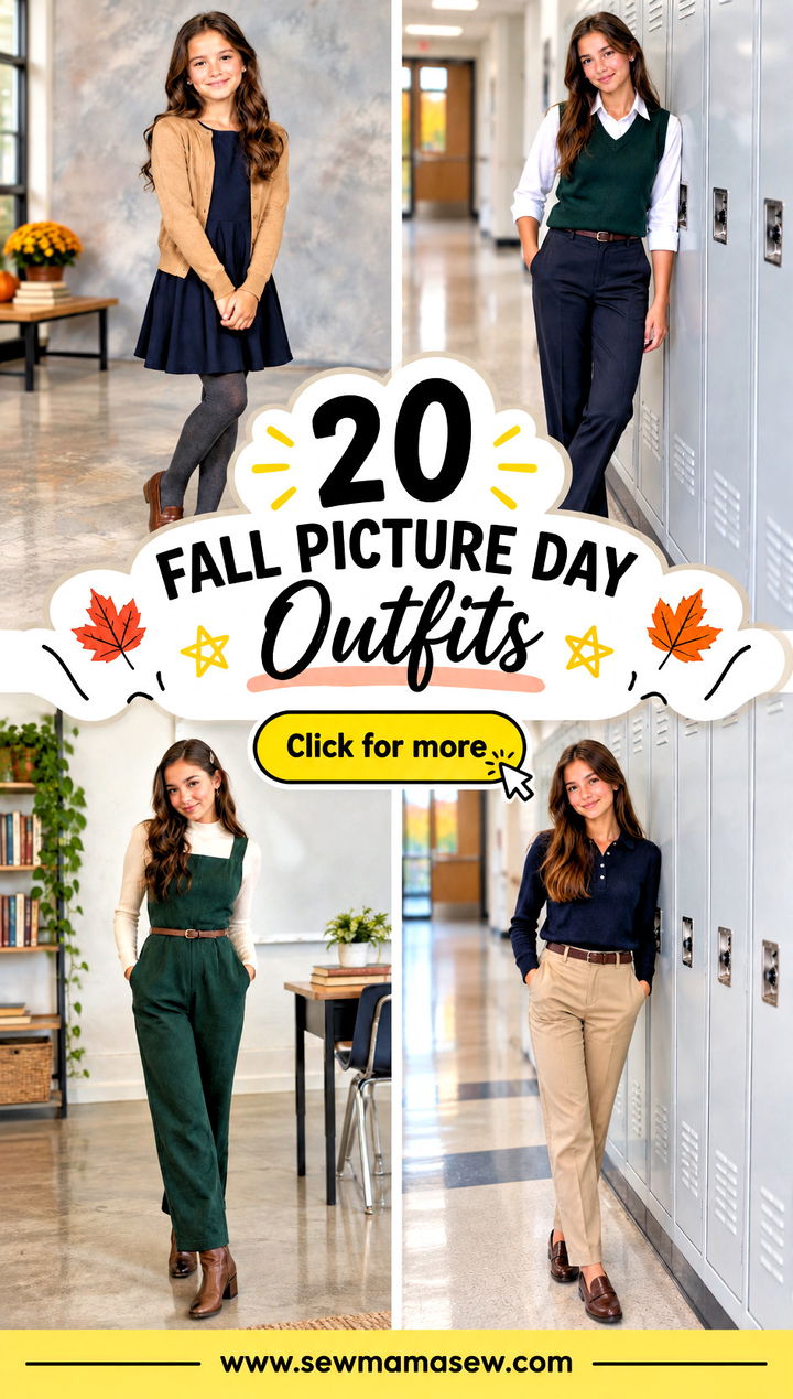 20 Fall Picture Day Outfits Cute Looks for School Photos - 20 Fall Picture Day Outfits: Cute Looks for School Photos