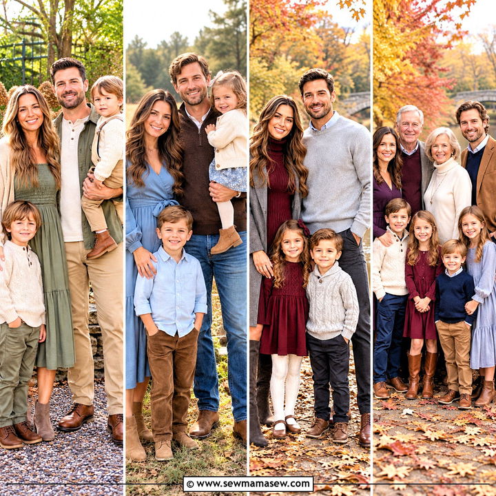 20 Fall Picture Outfits for Family: Cozy Coordinated Looks