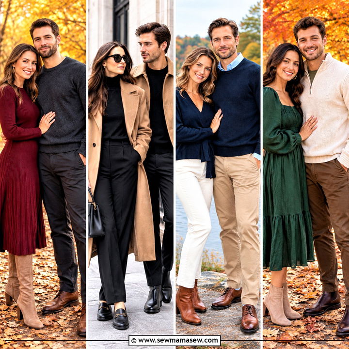 20 Fall Pictures for Couples Outfits: Cozy Date-Day Looks