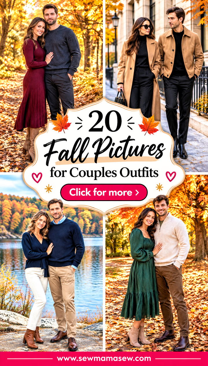 20 Fall Pictures for Couples Outfits Cozy Date-Day Looks - 20 Fall Pictures for Couples Outfits: Cozy Date-Day Looks
