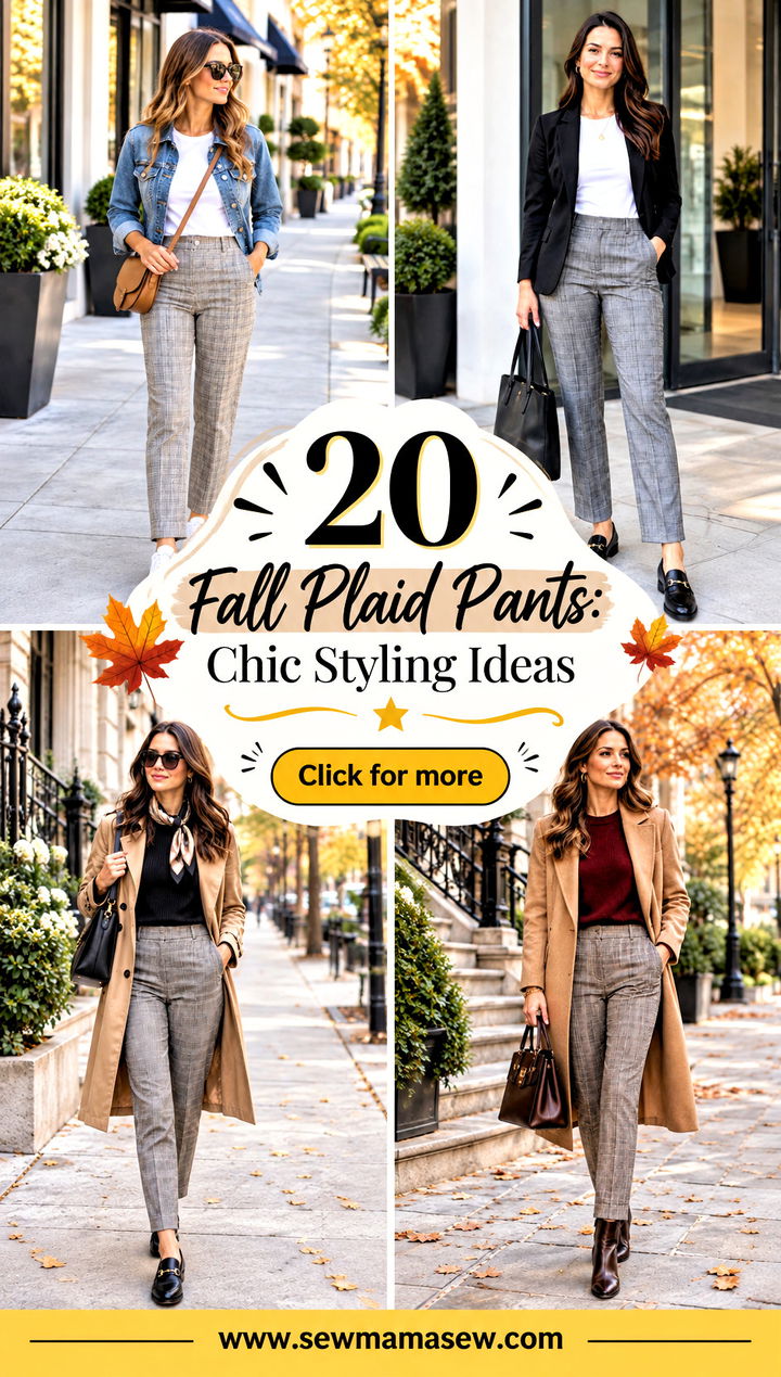 20 Fall Plaid Pants Chic Styling Ideas for Cozy Everyday Looks - 20 Fall Plaid Pants: Chic Styling Ideas for Cozy Everyday Looks