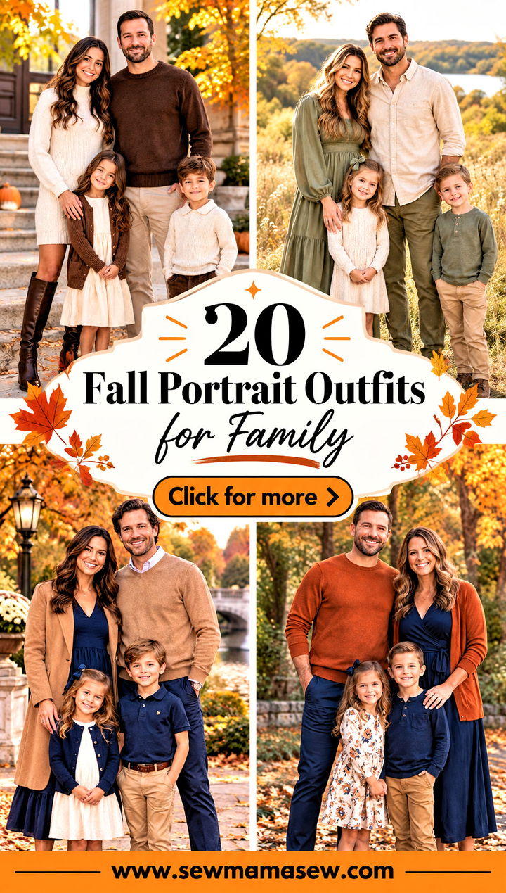 20 Fall Portrait Outfits for Family Warm Timeless Looks - 20 Fall Portrait Outfits for Family: Warm, Timeless Looks