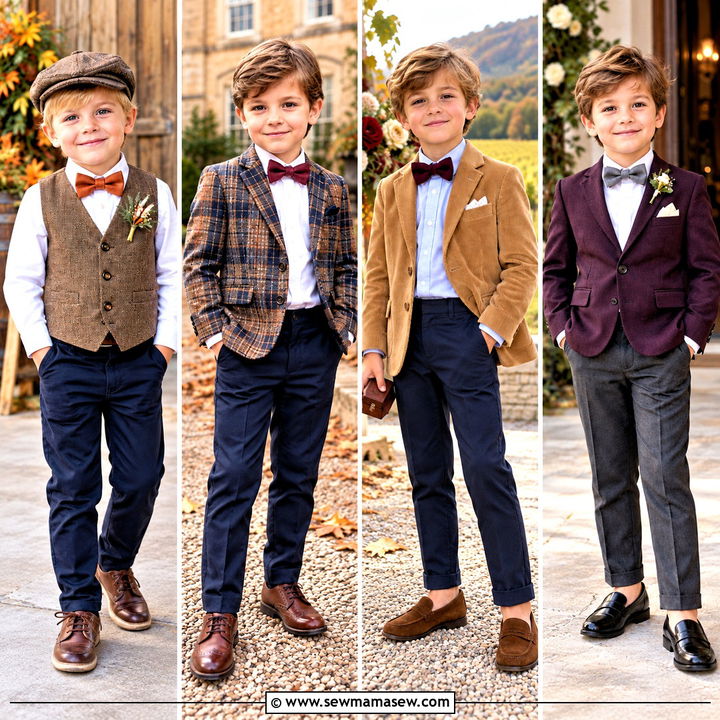 20 Fall Ring Bearer Outfit Ideas for a Charming Wedding Look