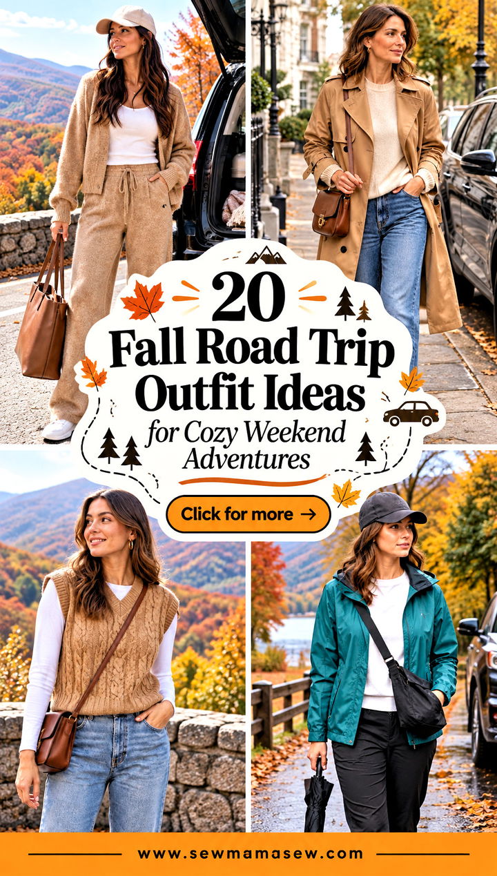 20 Fall Road Trip Outfit Ideas for Cozy Weekend Adventures - 20 Fall Road Trip Outfit Ideas for Cozy Weekend Adventures