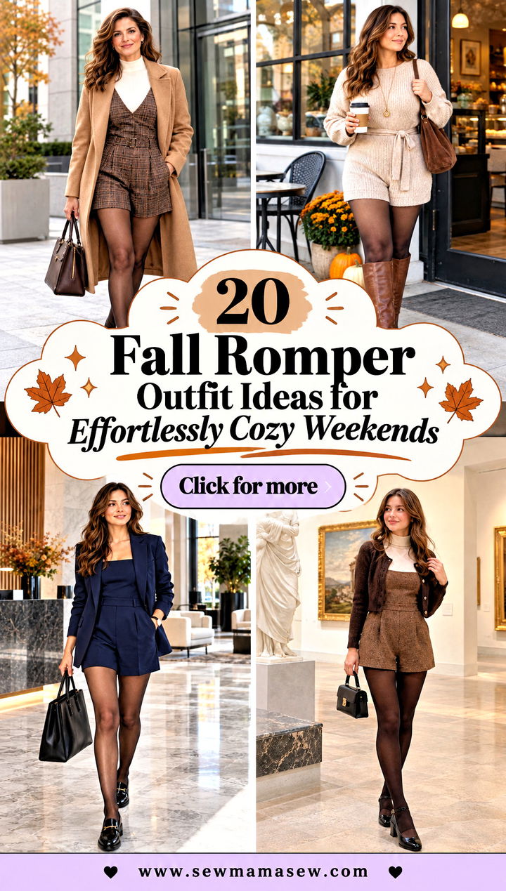 20 Fall Romper Outfit Ideas for Effortlessly Cozy Weekends - 20 Fall Romper Outfit Ideas for Effortlessly Cozy Weekends