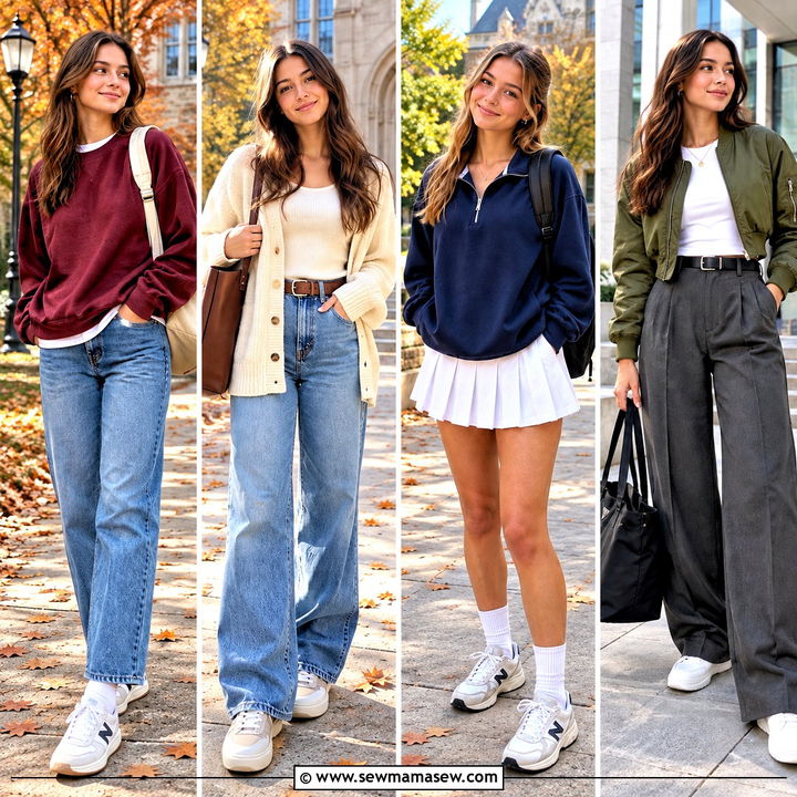 20 Fall School Outfits College: Cozy Looks for Campus Days