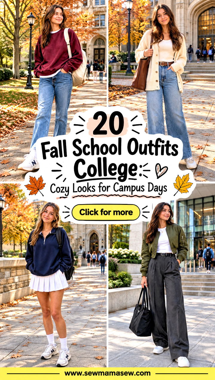 20 Fall School Outfits College Cozy Looks for Campus Days - 20 Fall School Outfits College: Cozy Looks for Campus Days