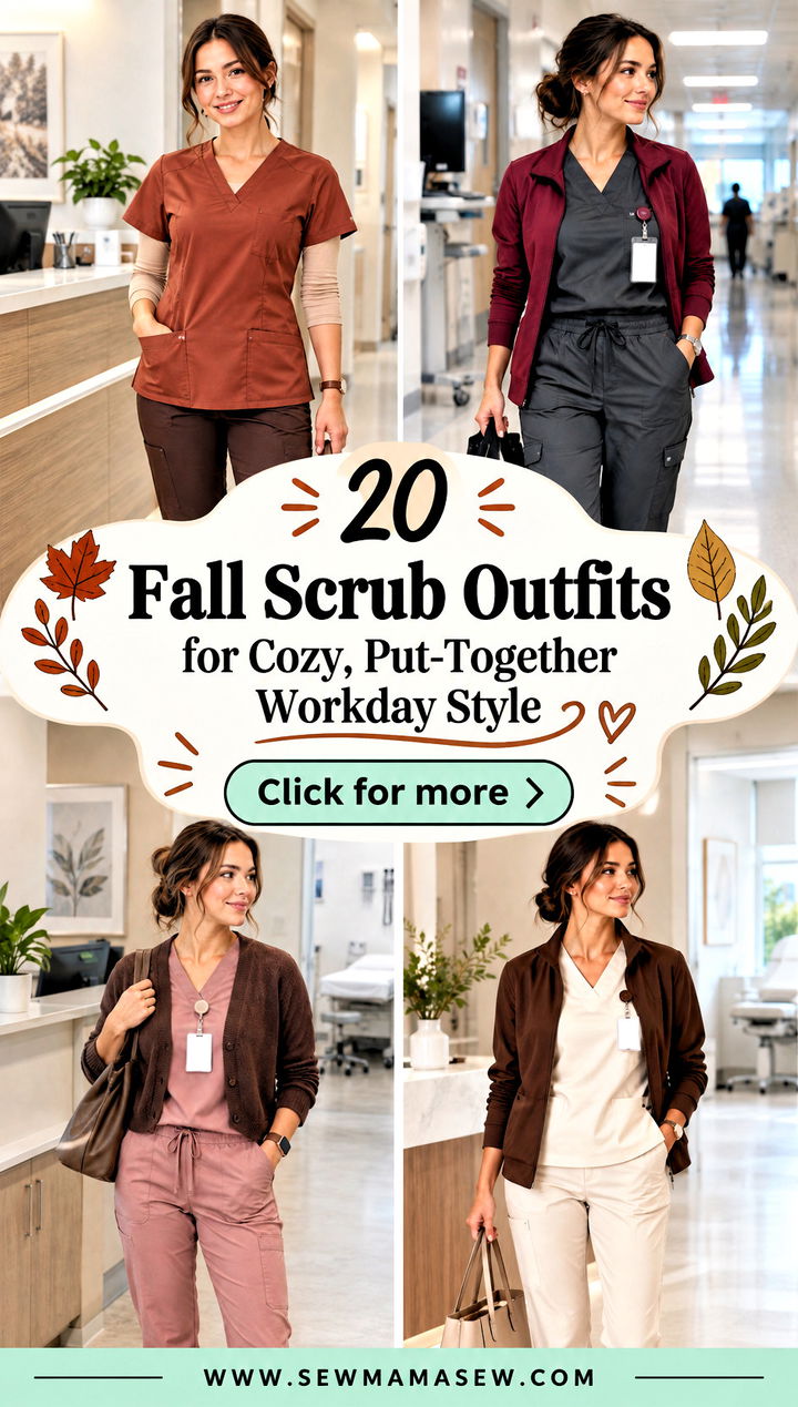 20 Fall Scrub Outfits for Cozy Put-Together Workday Style - 20 Fall Scrub Outfits for Cozy, Put-Together Workday Style