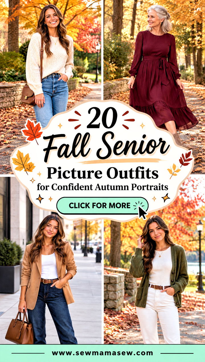 20 Fall Senior Picture Outfits for Confident Autumn Portraits - 20 Fall Senior Picture Outfits for Confident Autumn Portraits