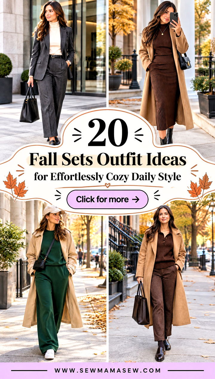 20 Fall Sets Outfit Ideas for Effortlessly Cozy Daily Style - 20 Fall Sets Outfit Ideas for Effortlessly Cozy Daily Style